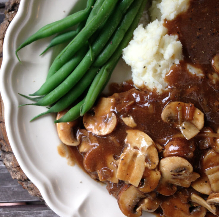 The Wild Chef – Badlands Venison Salisbury Steak