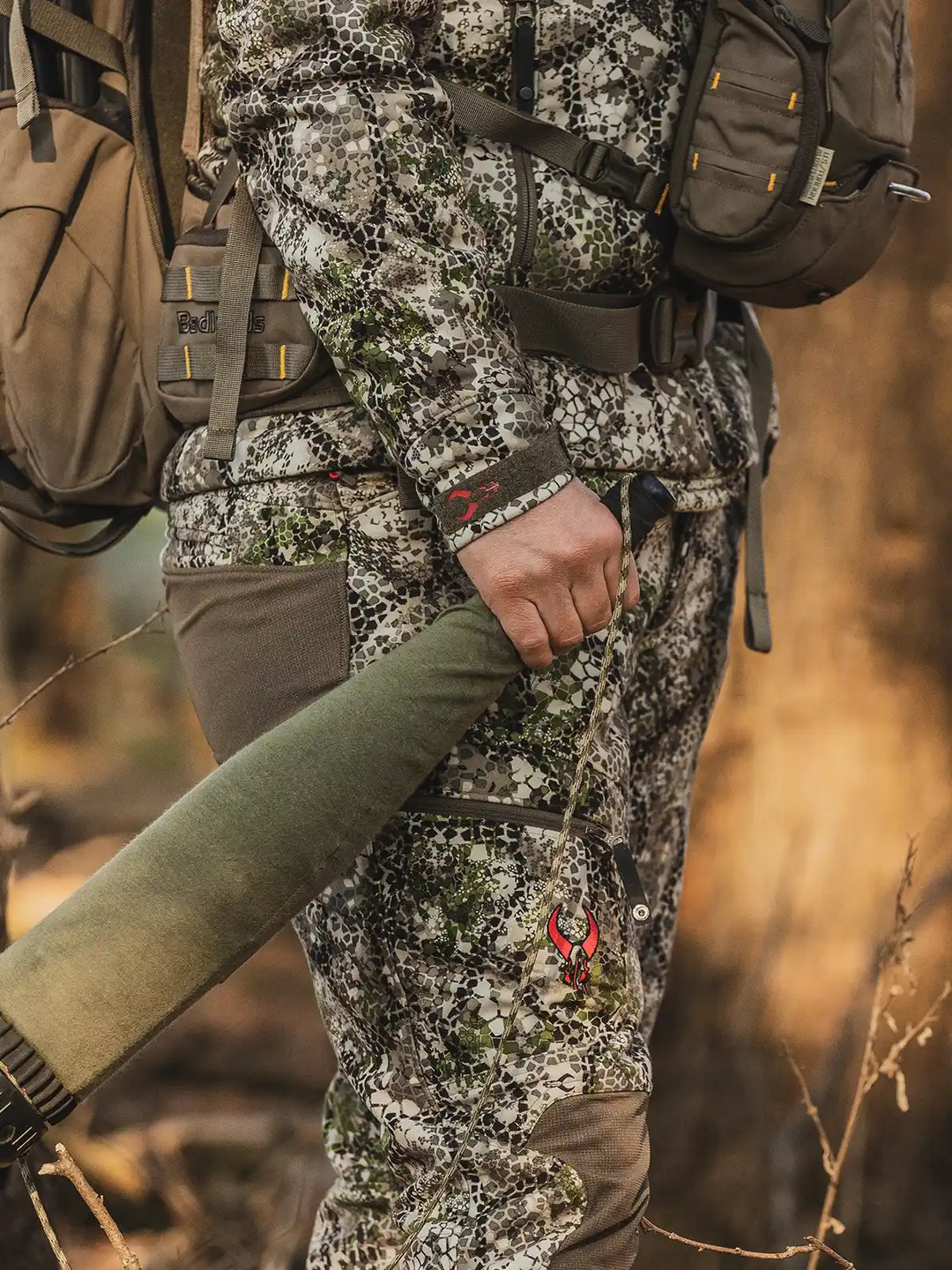 hunter in Badlands Calor gear