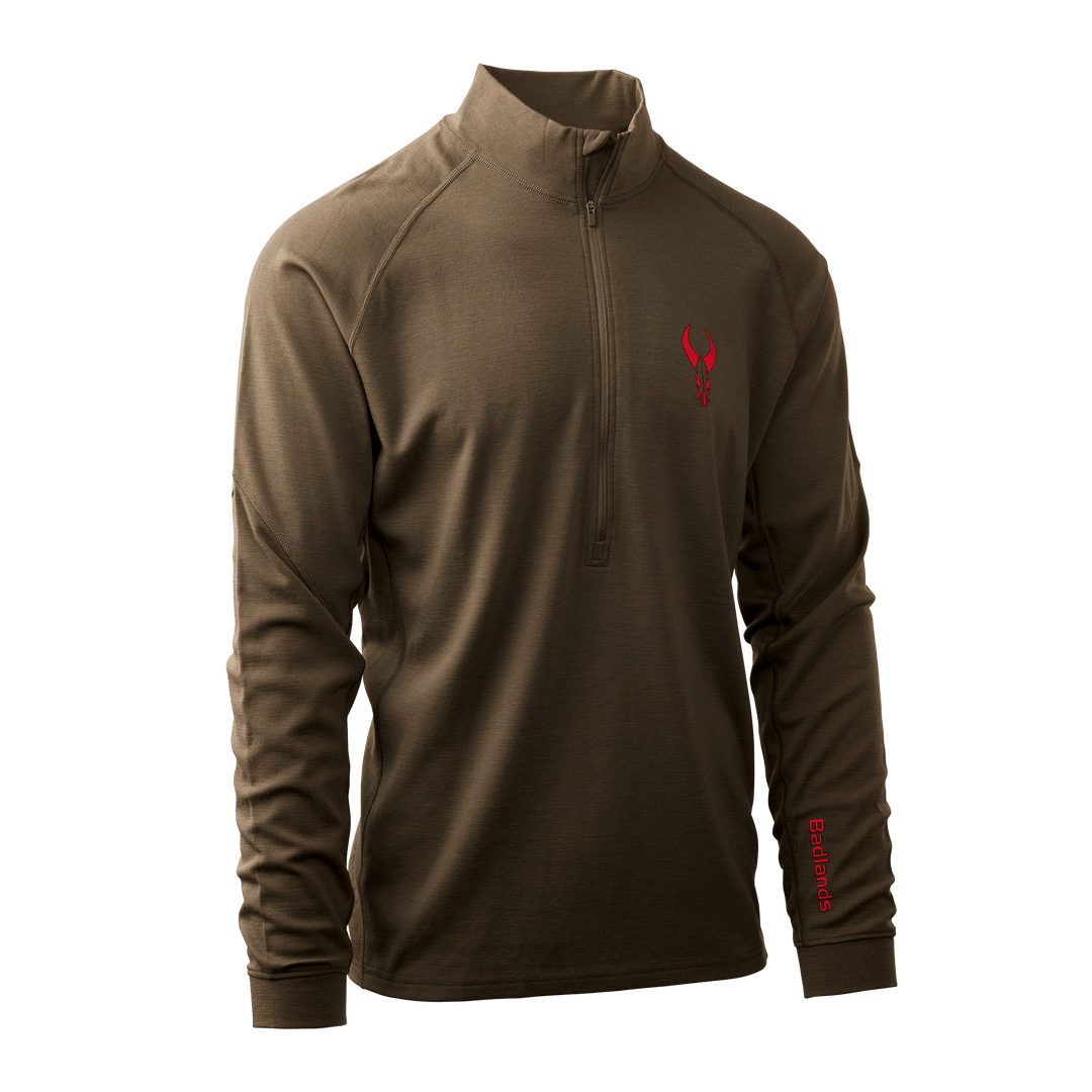 PECORA HEAVYWEIGHT MERINO 1/4 ZIP